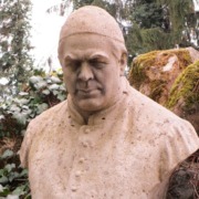 Kneipp Gedenkstein mit Büste in Neuburg an der Donau