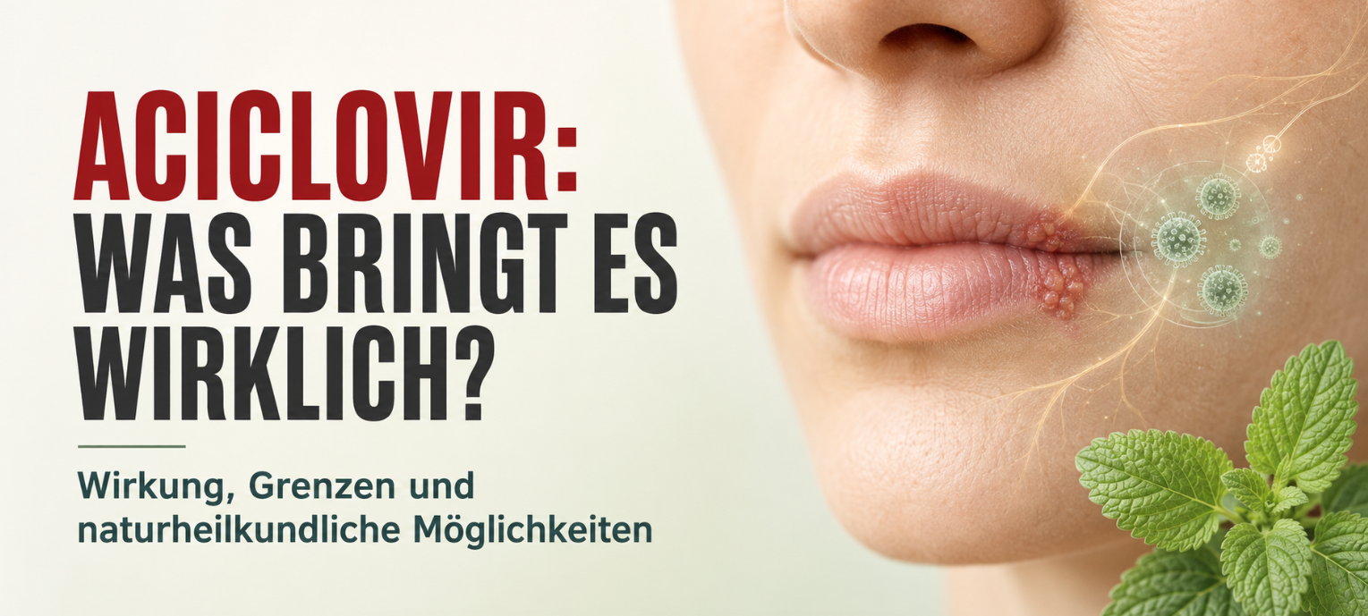 Aciclovir bei Lippenherpes – Wirkung, Grenzen und naturheilkundliche Behandlungsmöglichkeiten